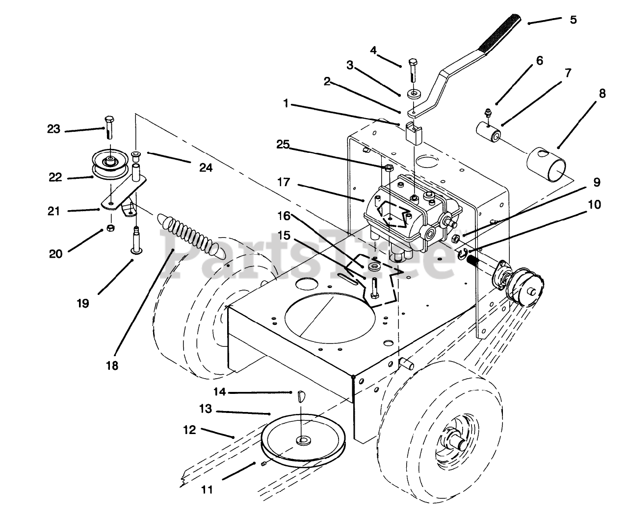 Toro 30181 Toro ProLine WalkBehind Mower, Gear Drive, 16hp (SN