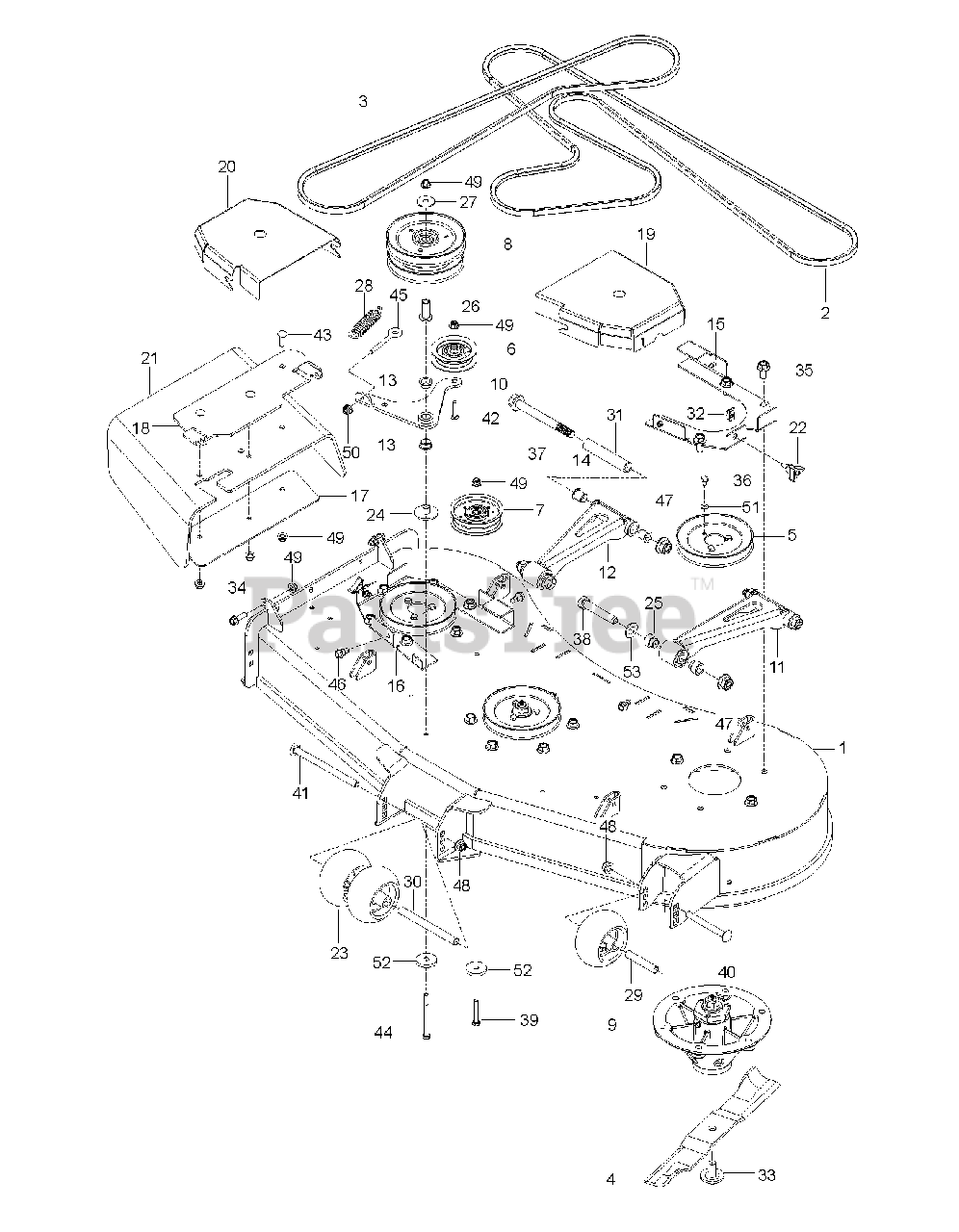 Husqvarna V 554 (967672601-00) - Husqvarna 54" Zero-Turn Mower (2017-11