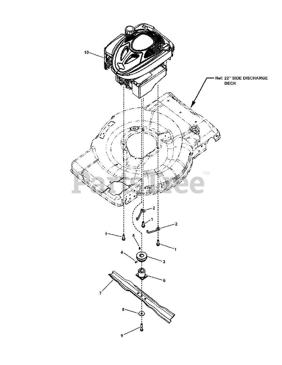 Brute BTPV 22675 HW FC (7800806) Brute 22" WalkBehind Mower, Canada