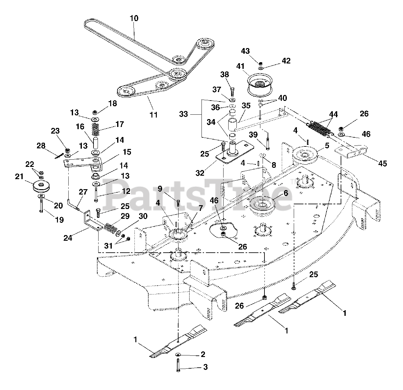 Gravely 992041 (PM 250Z) - Gravely Pro-Master 50