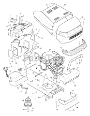 1996 murray 2025 riding mower parts