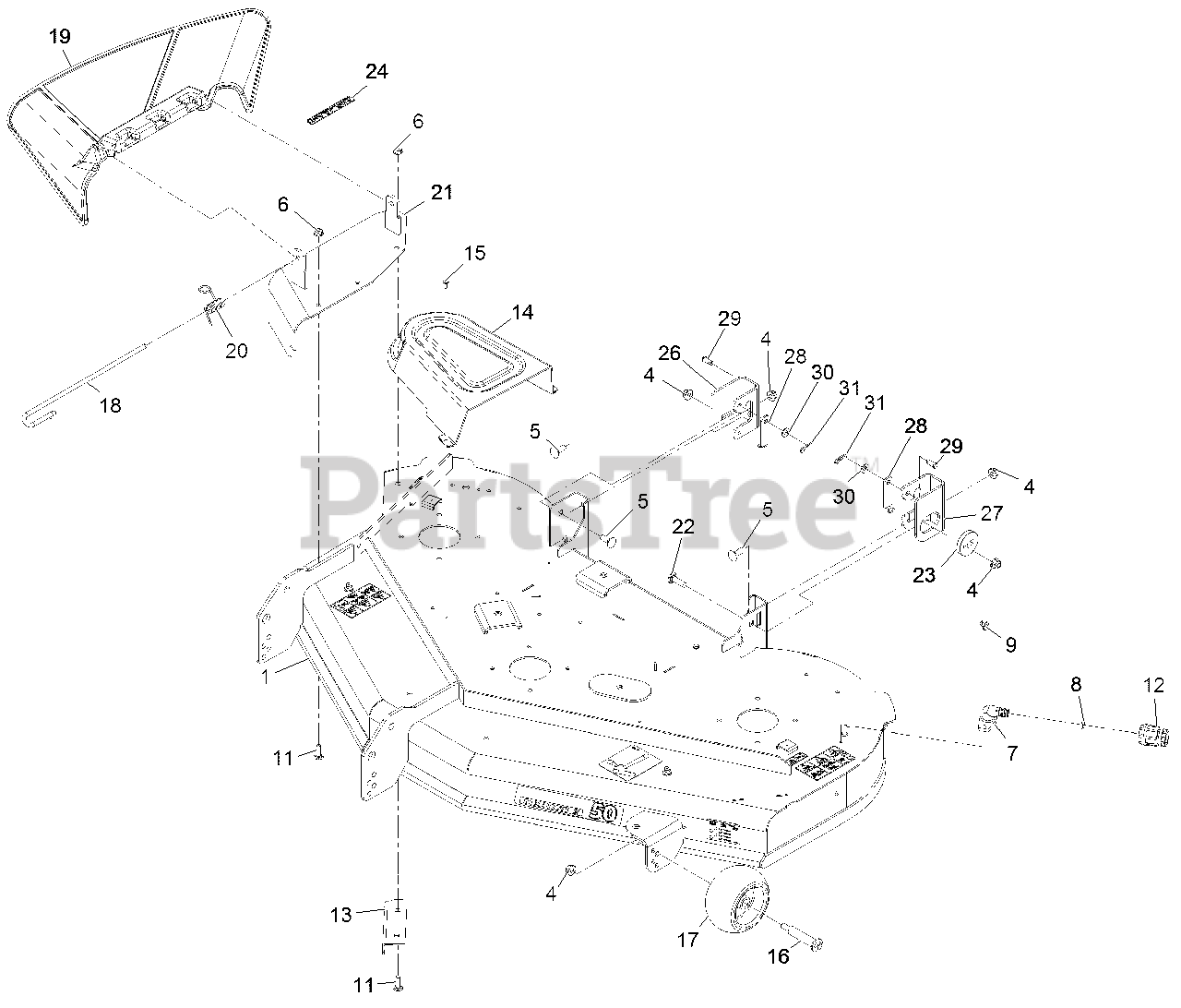 Exmark QTS691KA502 Exmark 50