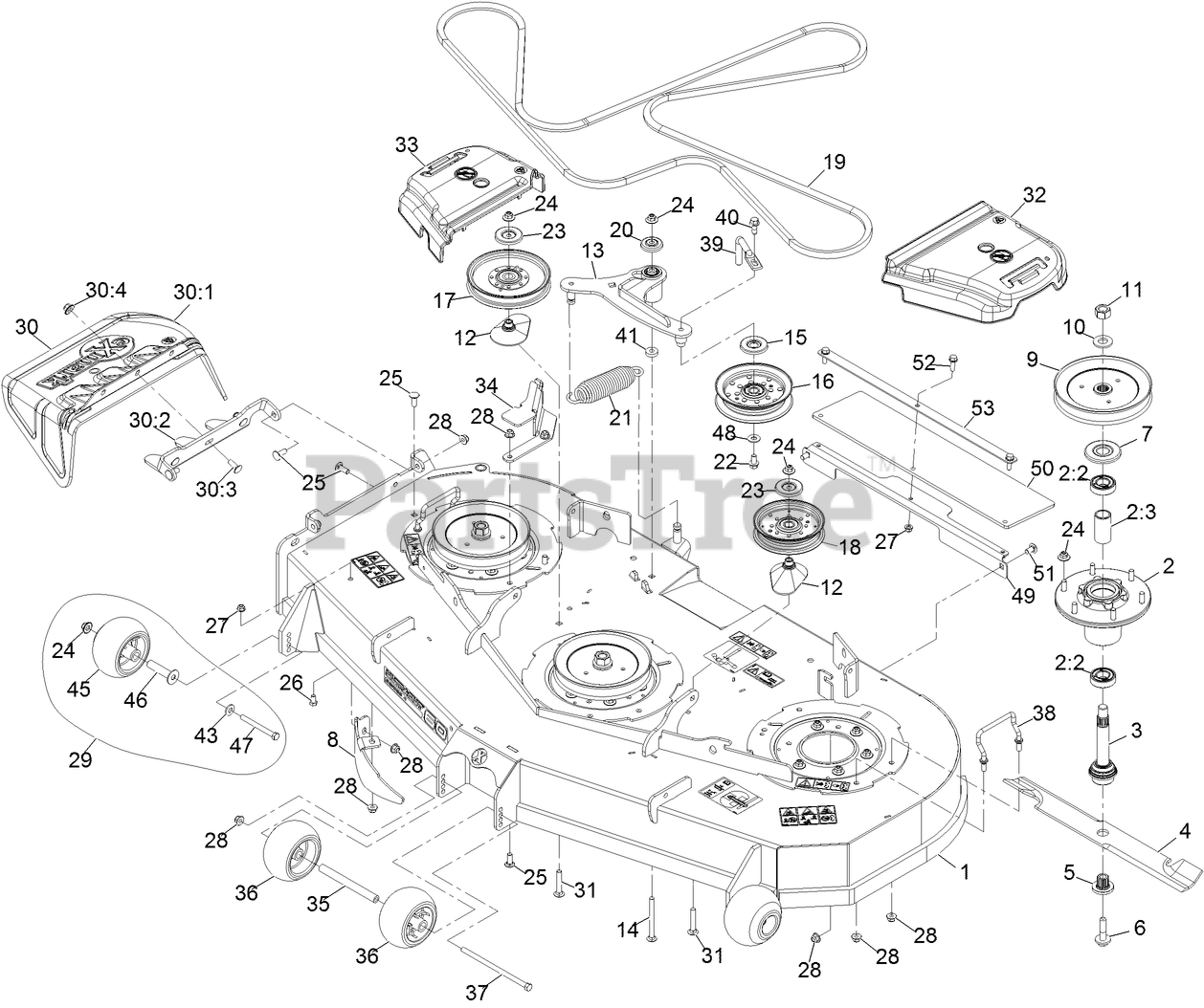 Exmark STS740EKC60400 Exmark 60" Staris SSeries StandOn Mower, Koh