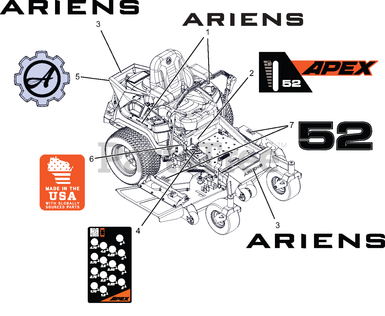 Gravely Pro Turn 148 JEENDA Shock Damper 09689700 Compatible With Ariens Zoom 1334 Zenith 60 Zenith 52 Apex 60 Apex 52 Apex 48 Gravely ZT HD 60 52 48 44 Pro- Turn ZX 60 52 48 Pro-Turn 60 52 48 Ariens Replacement Parts