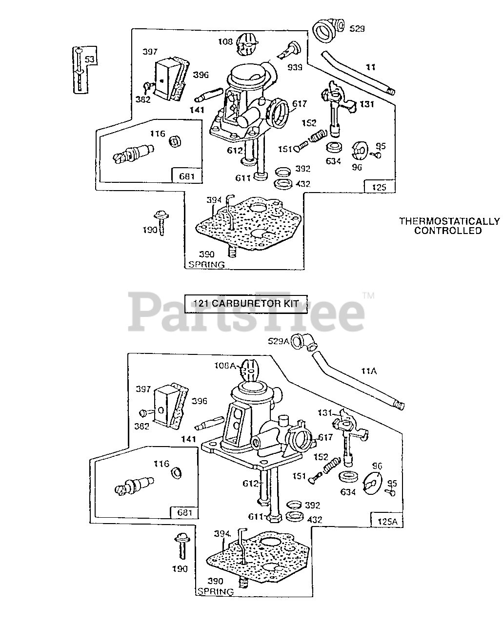 Briggs & Stratton 92908519201 Briggs & Stratton Vertical Engine