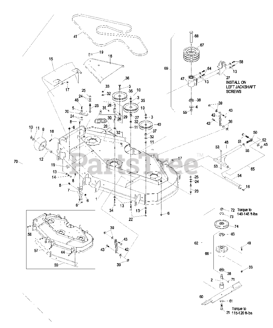 Exmark LZE740EKC604A3 - Exmark 60" Lazer Z E-Series Zero-Turn Mower