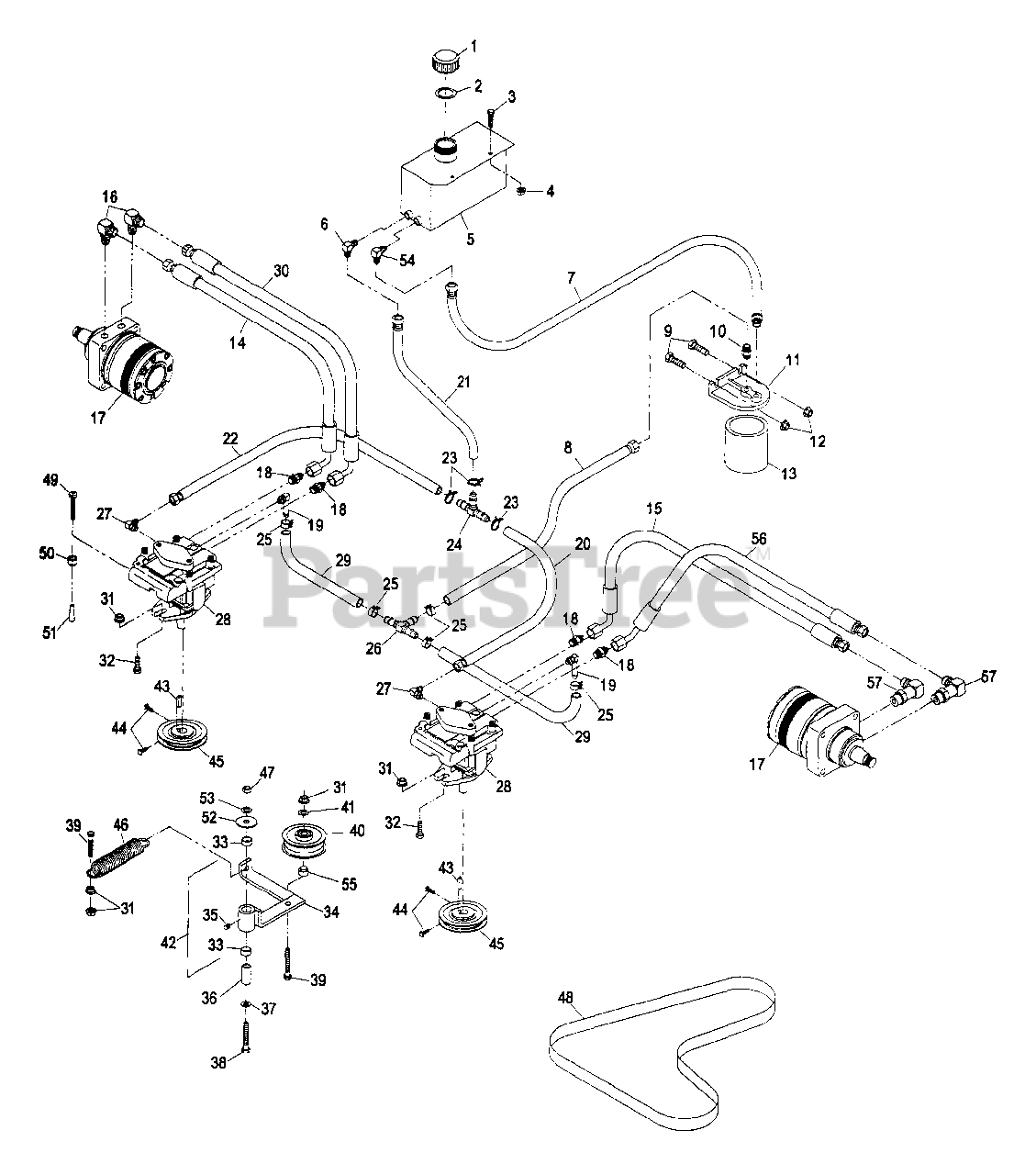 Exmark LHP4417KA Exmark 44" Lazer Z HP ZeroTurn Mower, 17HP Kawasaki