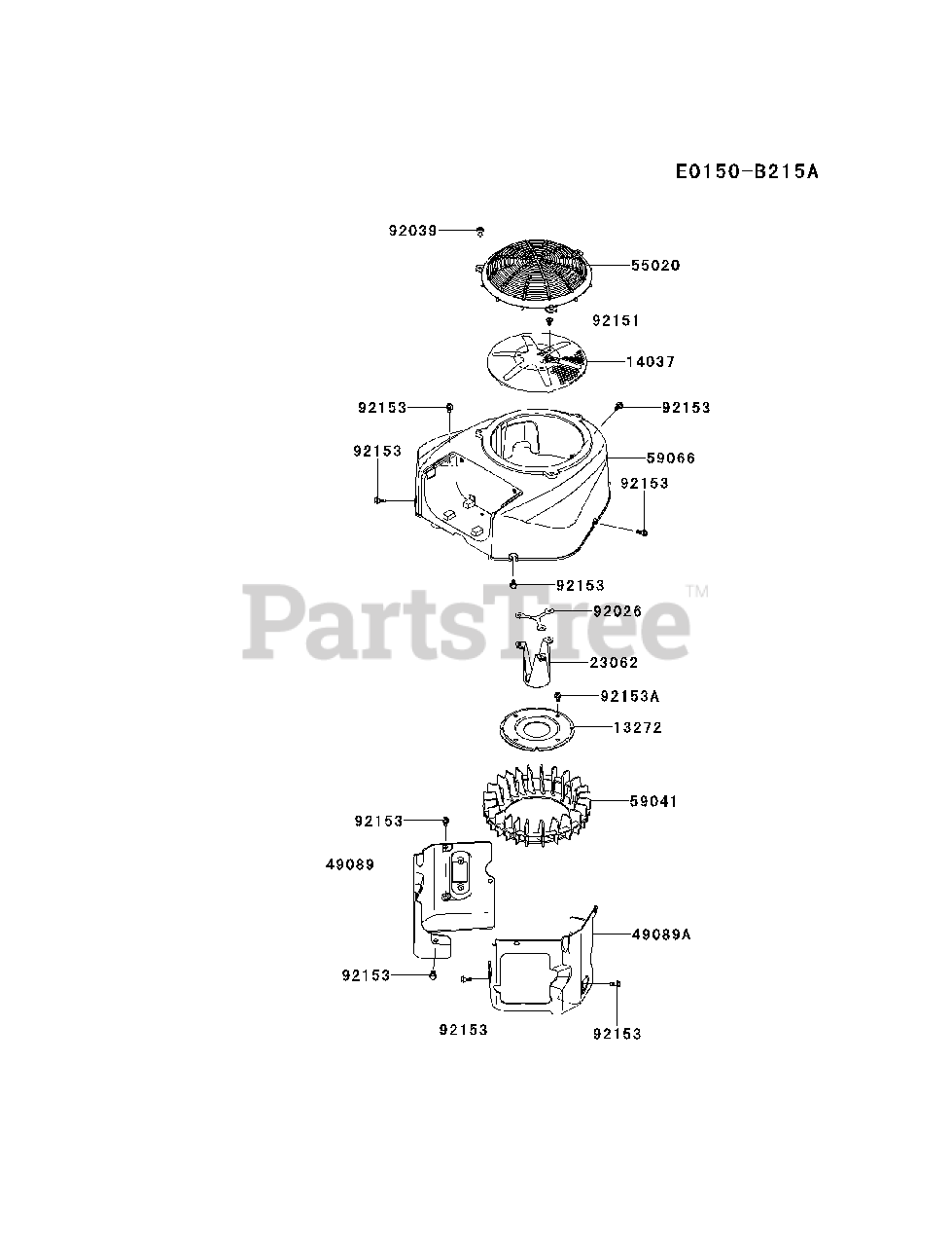 FR651V-AS30 - Kawasaki Engine COOLING-EQUIPMENT with | PartsTree