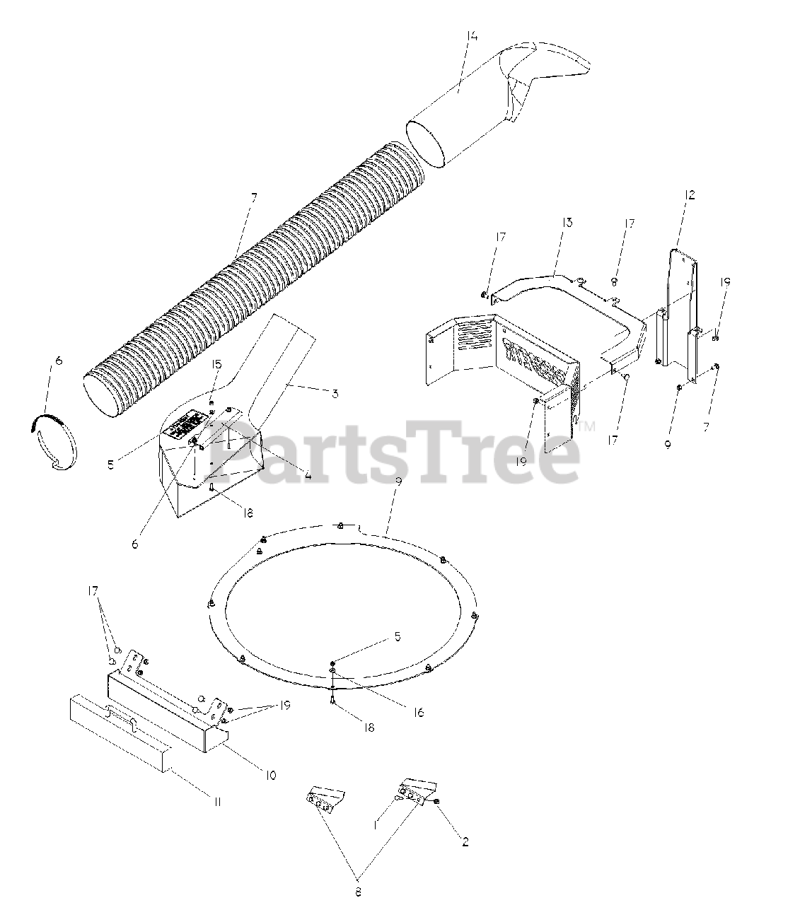 Dixon 539131188 Dixon Grass Catcher for 30" SpeedZTR ZeroTurn Mowers