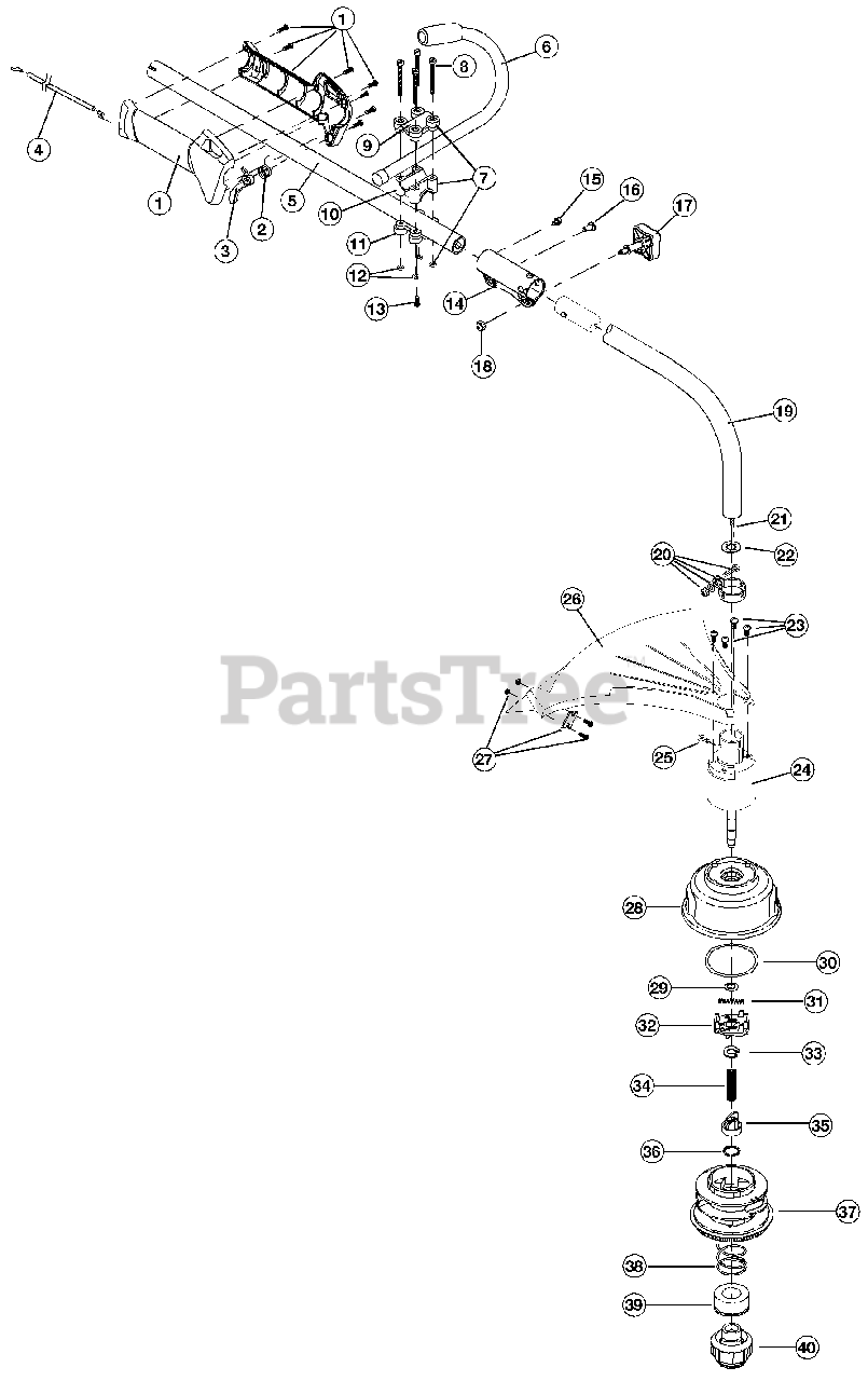 Ryobi 725r 41BD725A734 Ryobi String Trimmer Engine Parts Part 2 Parts Lookup with Diagrams PartsTree