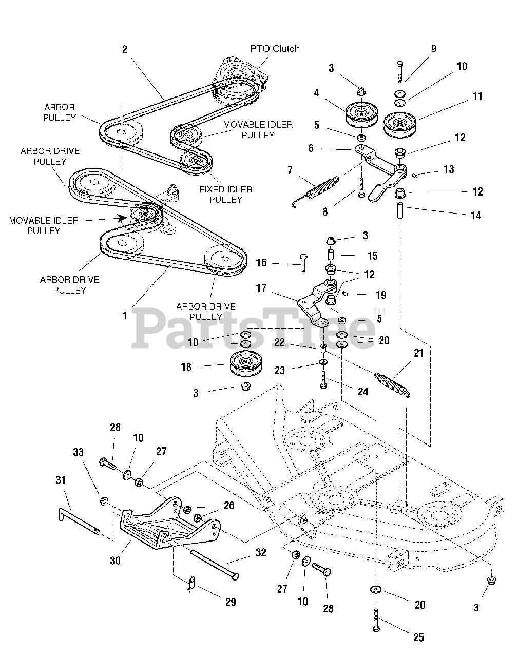 Craftsman 107.277720 (2690428) Craftsman ZT7000 Series 44" ZeroTurn