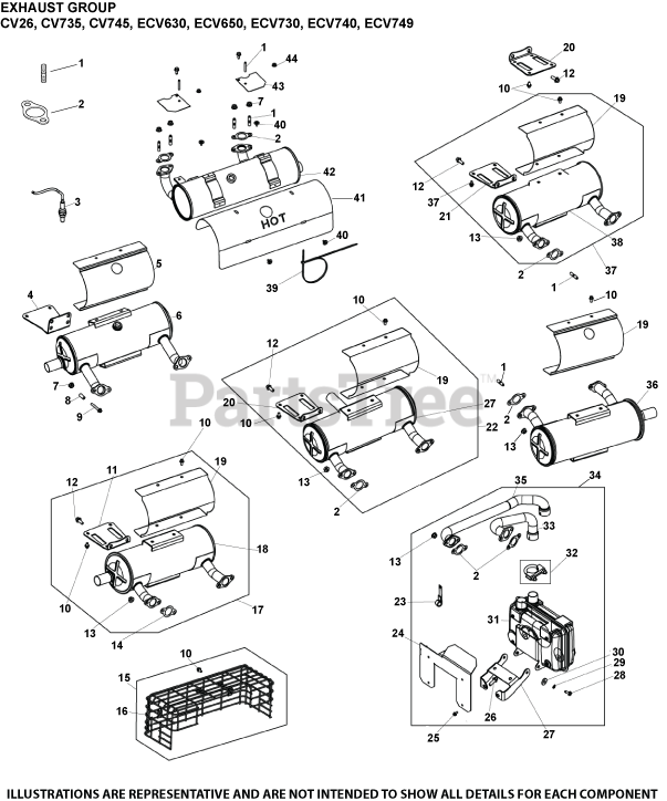 Kohler CV7403144 Kohler Command PRO Engine, Made for John Deere