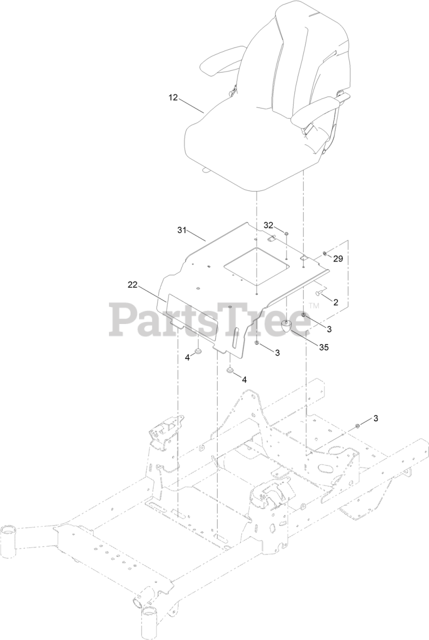 Toro 76601 Toro 60" Titan MAX ZeroTurn Mower (SN 409103364