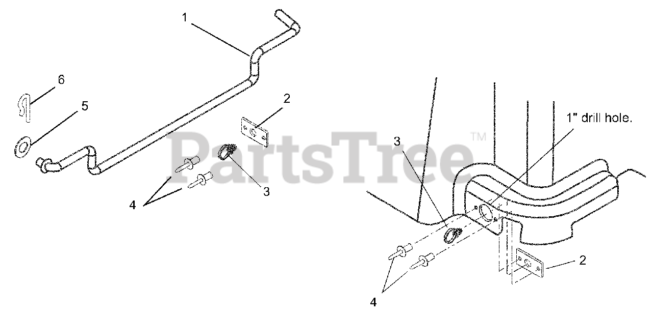 Ariens 515132 Ariens Bagger PropRod Kit Bagger Prop Rod Kit PN