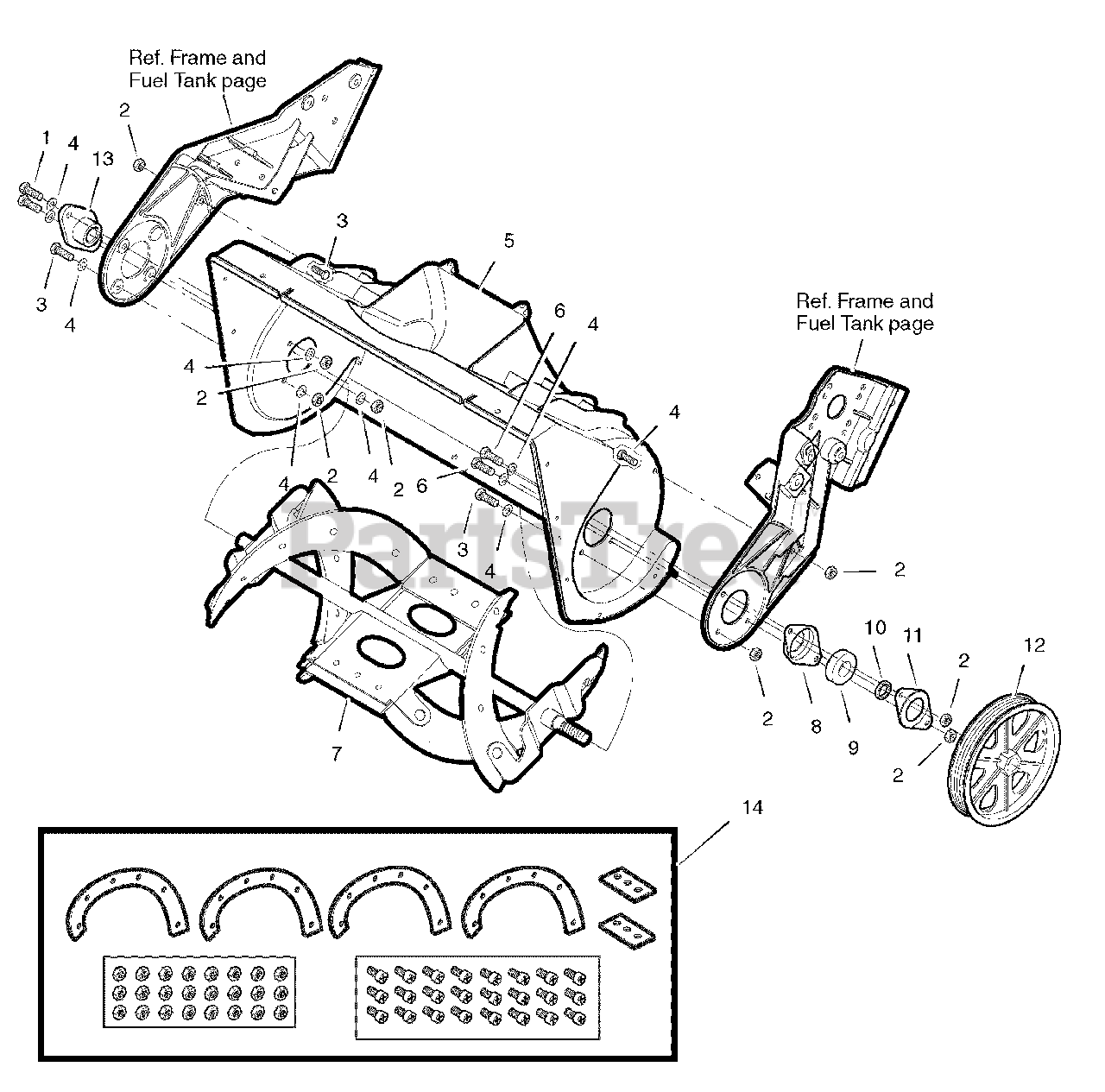 Frontier ST0522 (622594x16NA) Frontier 22" Snow Thrower (2006) Auger