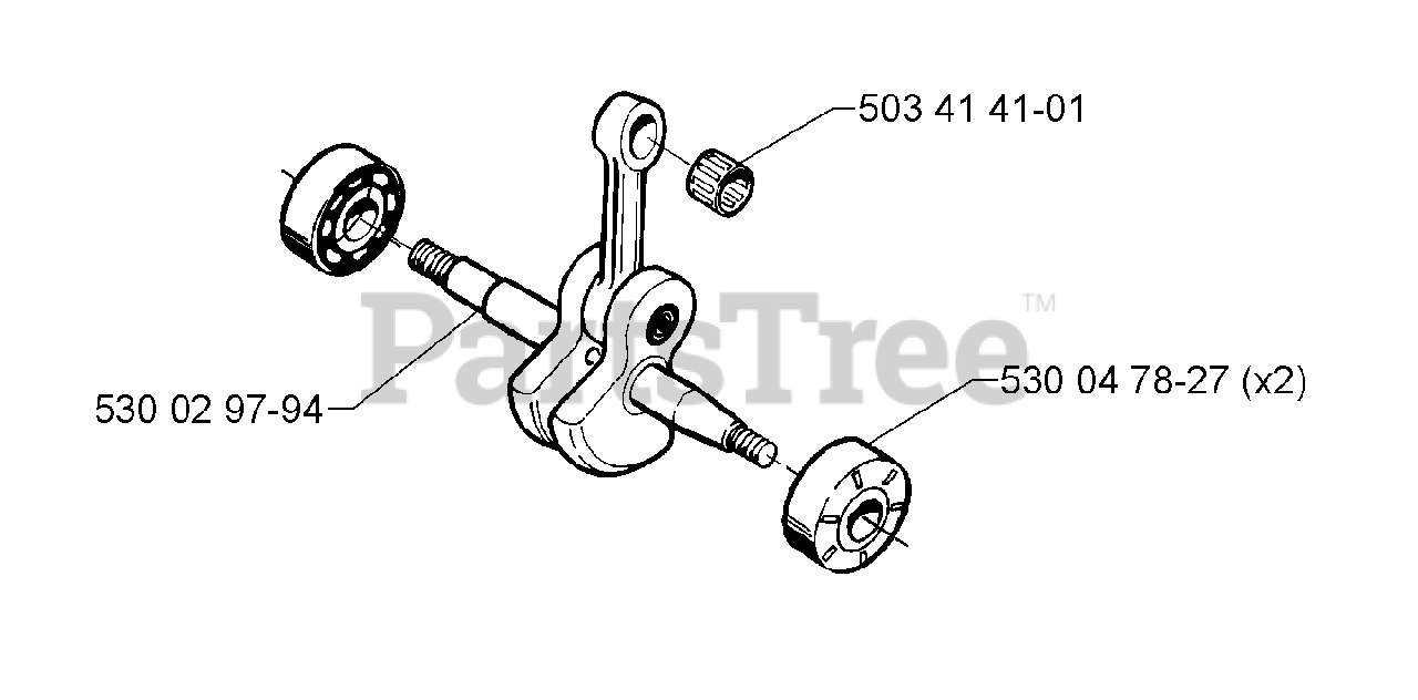 Husqvarna 136 Husqvarna Chainsaw (199809) Crankshaft Parts Lookup