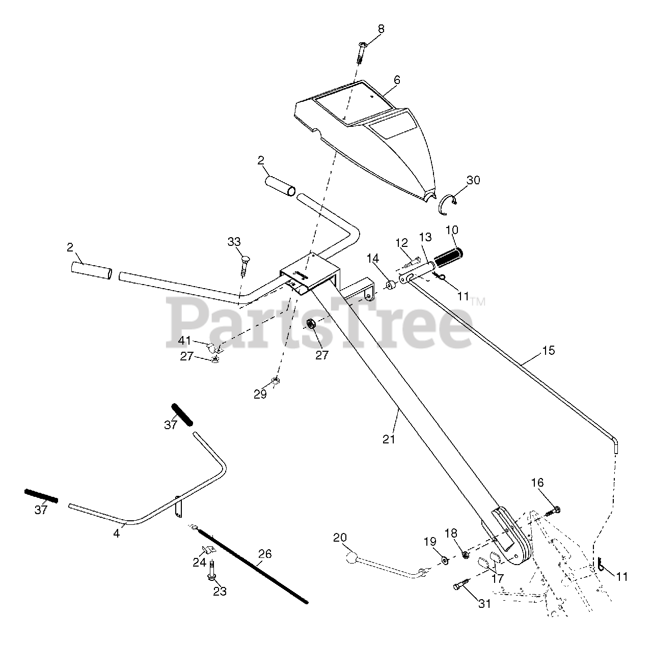 Husqvarna 500 Rtt 960930001 00 Husqvarna Rear Tine Tiller 2004 11