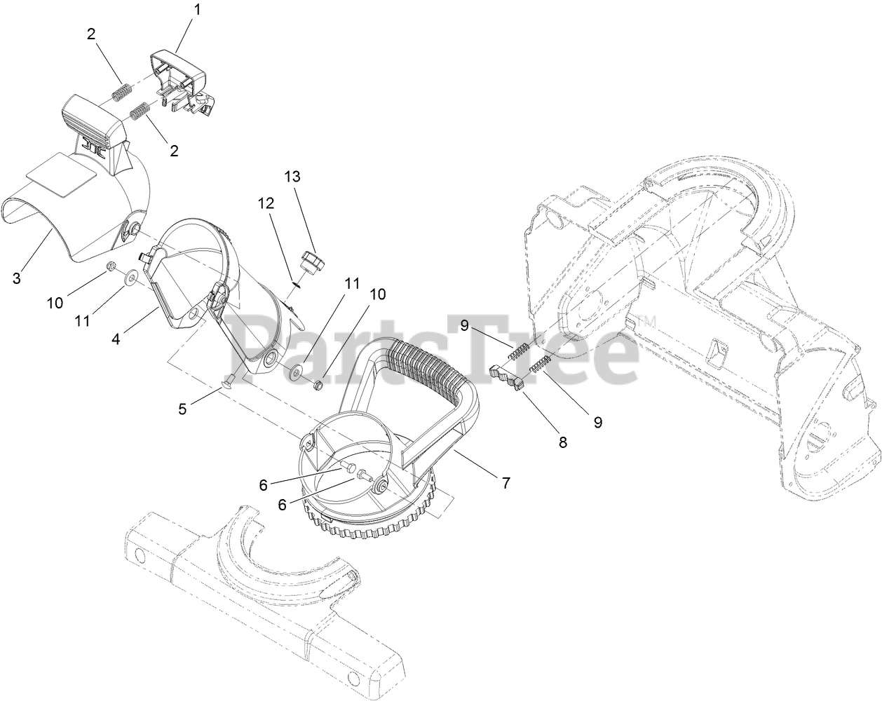 Toro 38473 (518 ZE) Toro 18" Power Clear Snow Thrower (SN 400000000