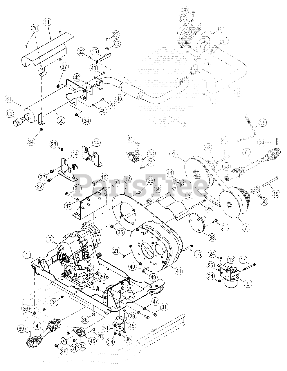 Cub Cadet Volunteer 466 Diesel  37aj466d710