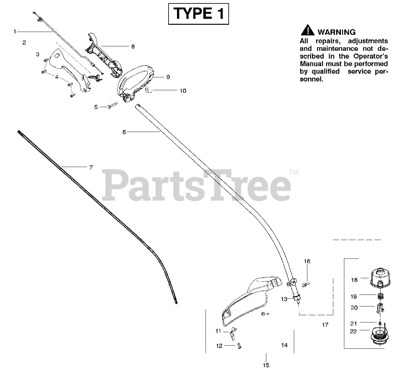 Weed Eater FL 20 Weed Eater Featherlite String Trimmer, Type 1 (2009