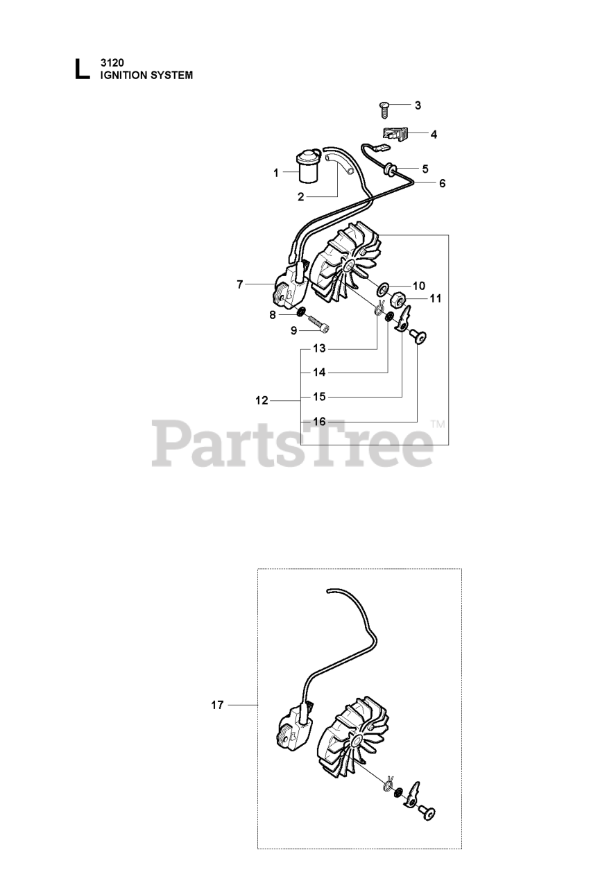 Husqvarna 3120 XP EPA Husqvarna Chainsaw (SN 20180900001