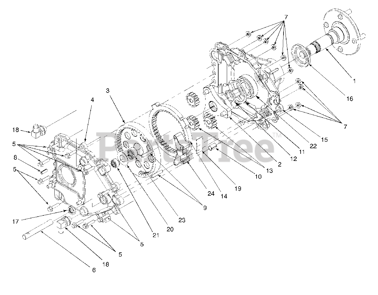 Cub Cadet Z42 (53AC305G100) Cub Cadet 42" ZeroTurn Mower Final Drive