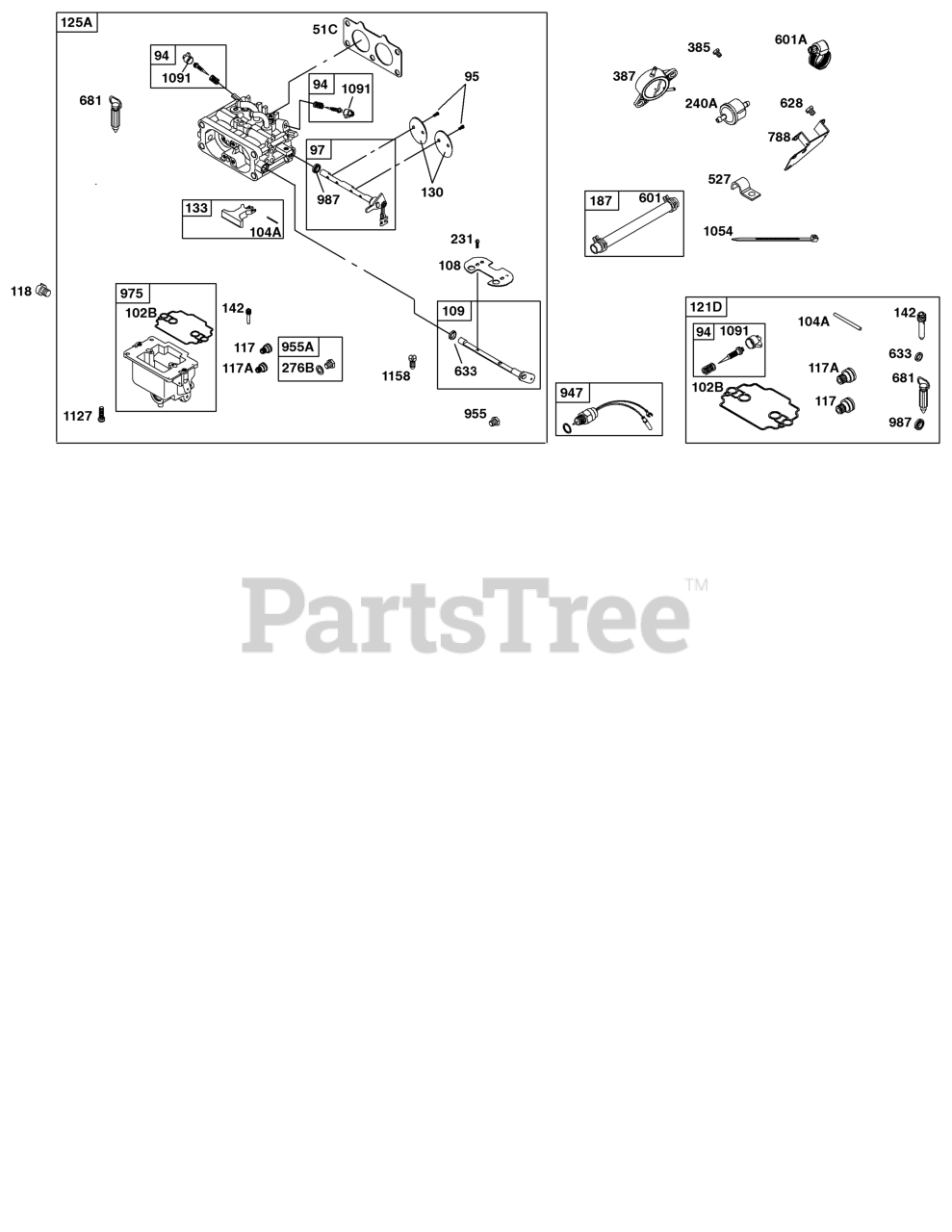 808626 Carburetor Compatible With BS 380442 386442 380447