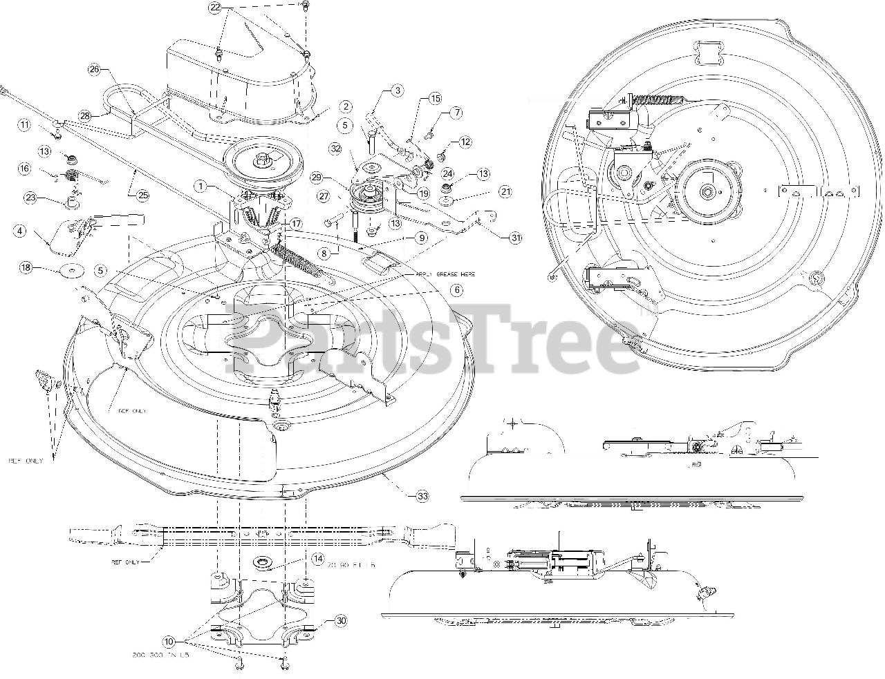 Craftsman T100 Manual Parts List