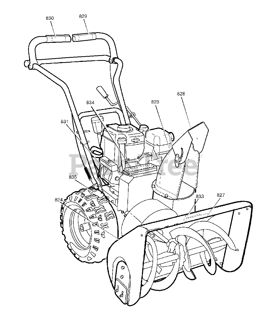 Craftsman 950.527290 (1695558) Craftsman 24" Snow Thrower (2008