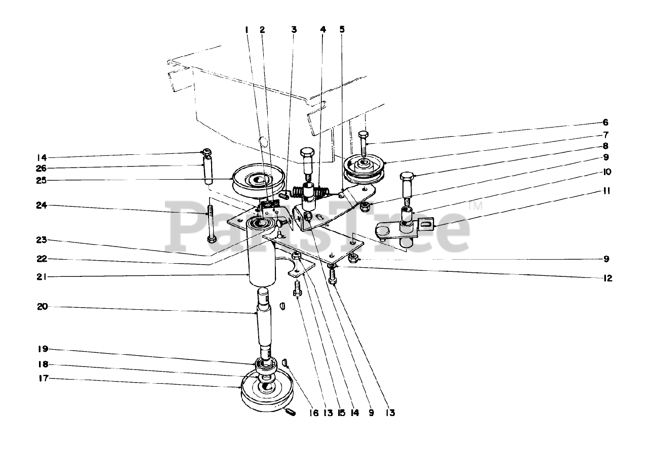 Toro 55275 (888) Toro Toromatic Lawn Tractor (SN 002000001