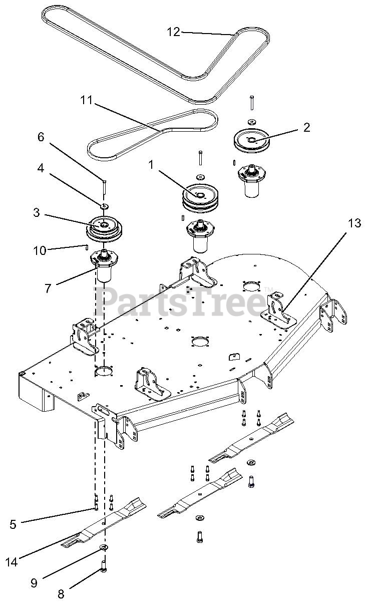 Kubota 60 inch on sale mower deck parts