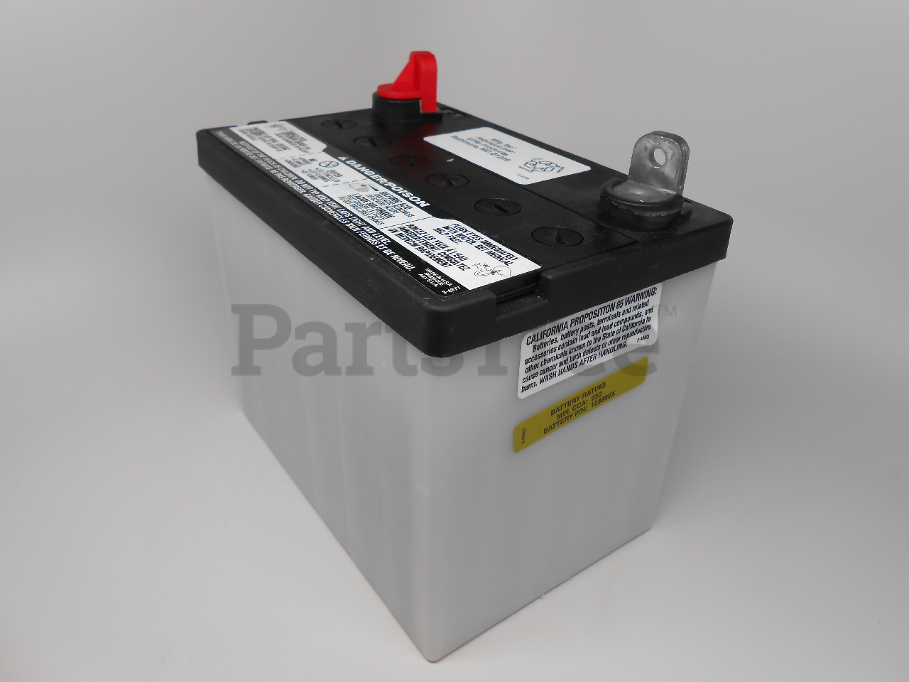 Lawn mower battery on sale 163465
