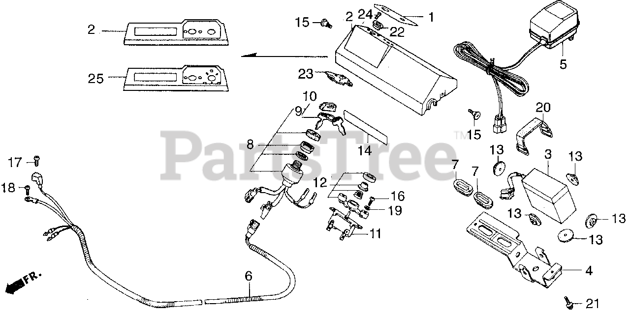 Honda hr214 parts 2025 diagram