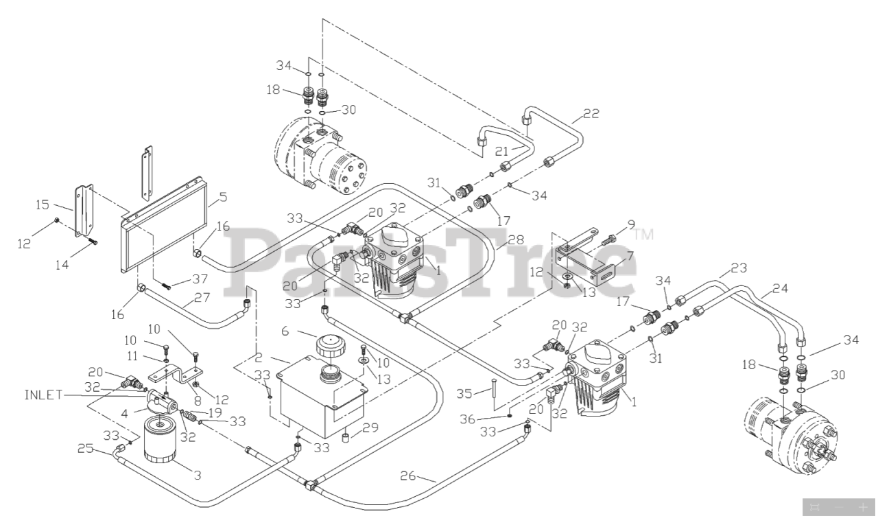Husqvarna ZTH 6125 KOA (968999187) Husqvarna 61" ZeroTurn Mower