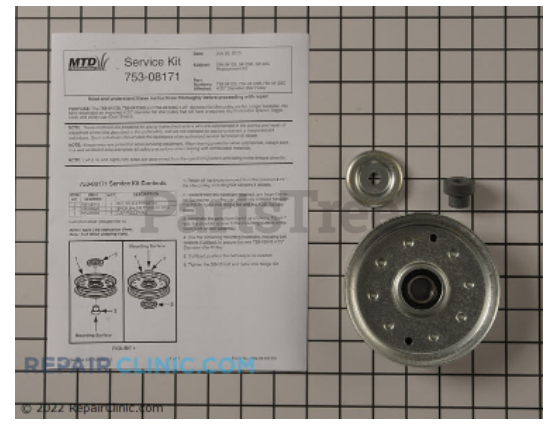 CUB 753-08171 - PULLEY KIT IDLER (Slide 2 of 2)