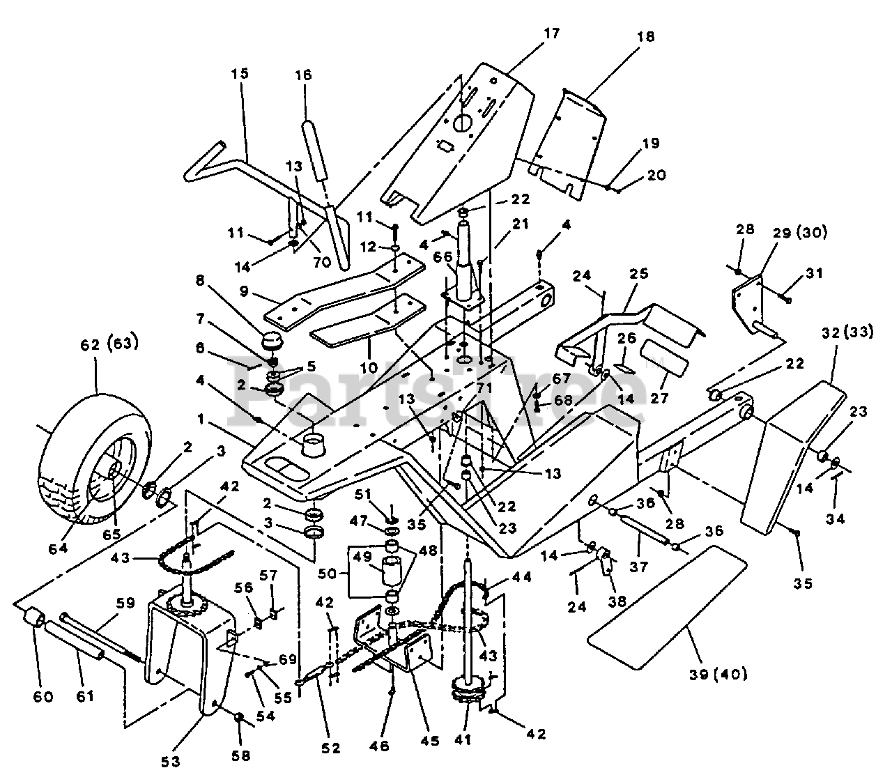 Exmark FMD60 Exmark 60" Turf Ranger Front Mount Mower (SN 000001