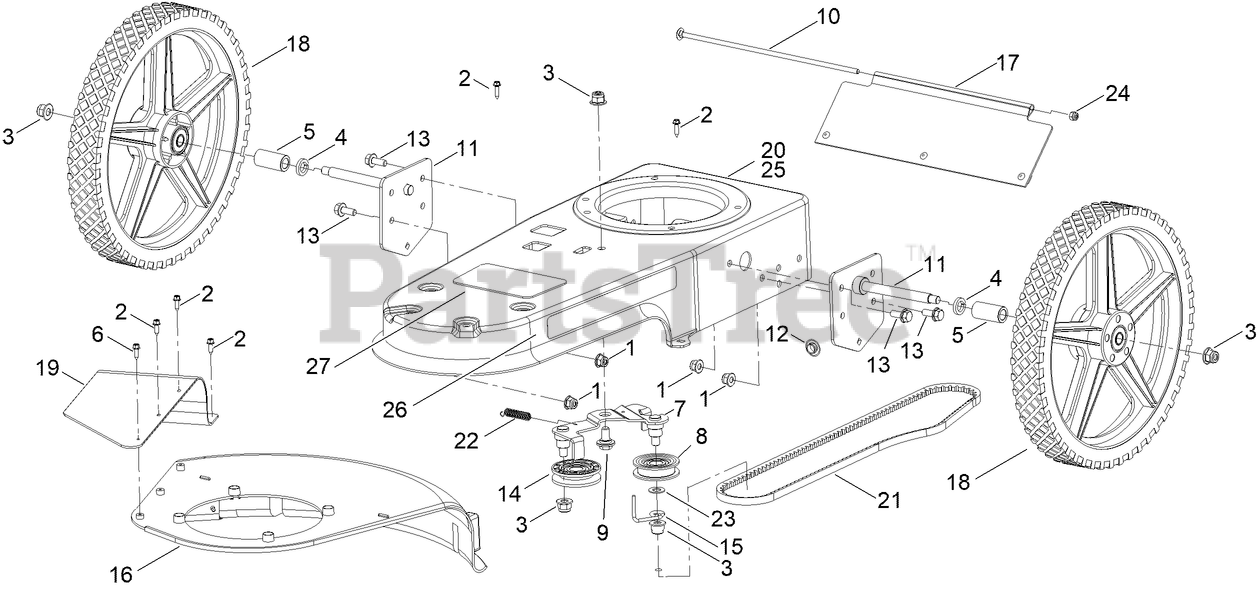 Toro 58620 Toro 22" Wheeled String Trimmer (SN 321000001 321999999