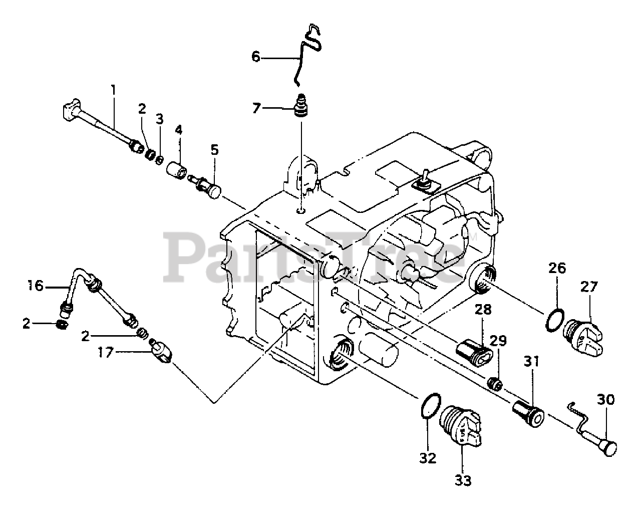 Tanaka ECS320 Tanaka Chainsaw Oil Filter & Pump Filter Parts Lookup