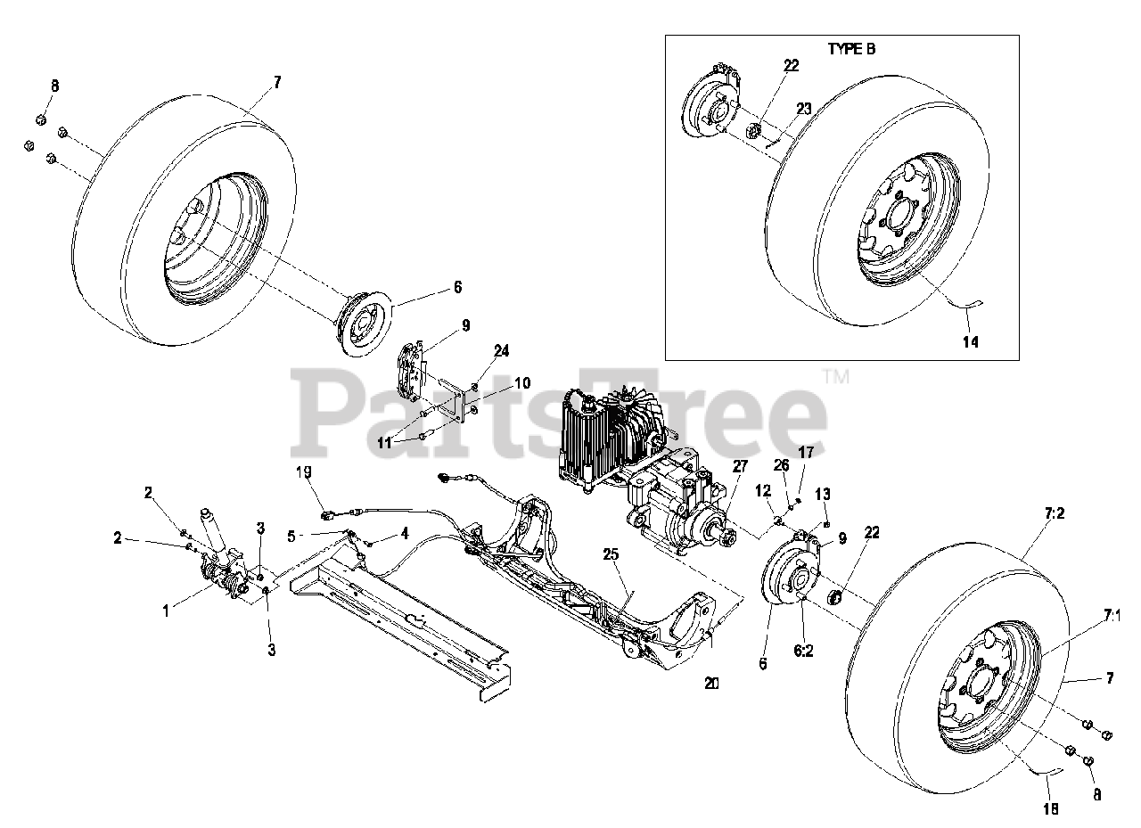 Exmark LZAS20KA484 Exmark 48" Lazer Z AS ZeroTurn Mower, 20hp Kawasaki (SN 850000 919999