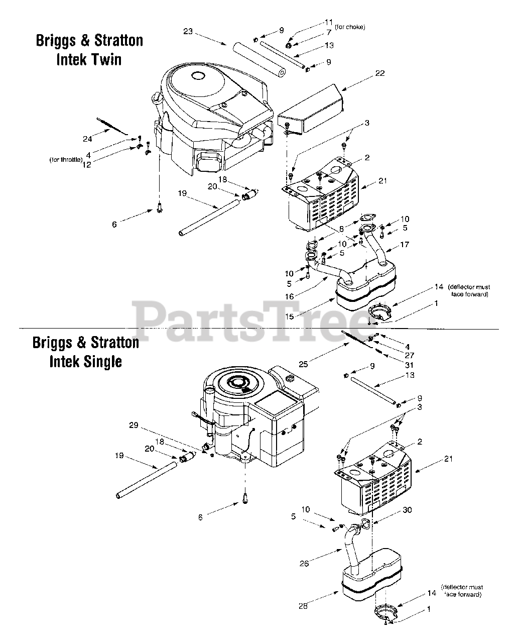YardMan 13AD624G401 YardMan Lawn Tractor (2001) Engine Accessories
