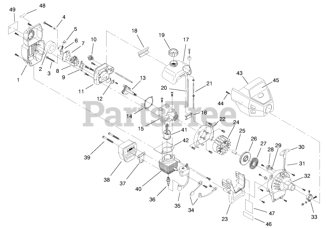 Toro 51903 Toro 18" String Trimmer (SN 099000001 099999999) (1999