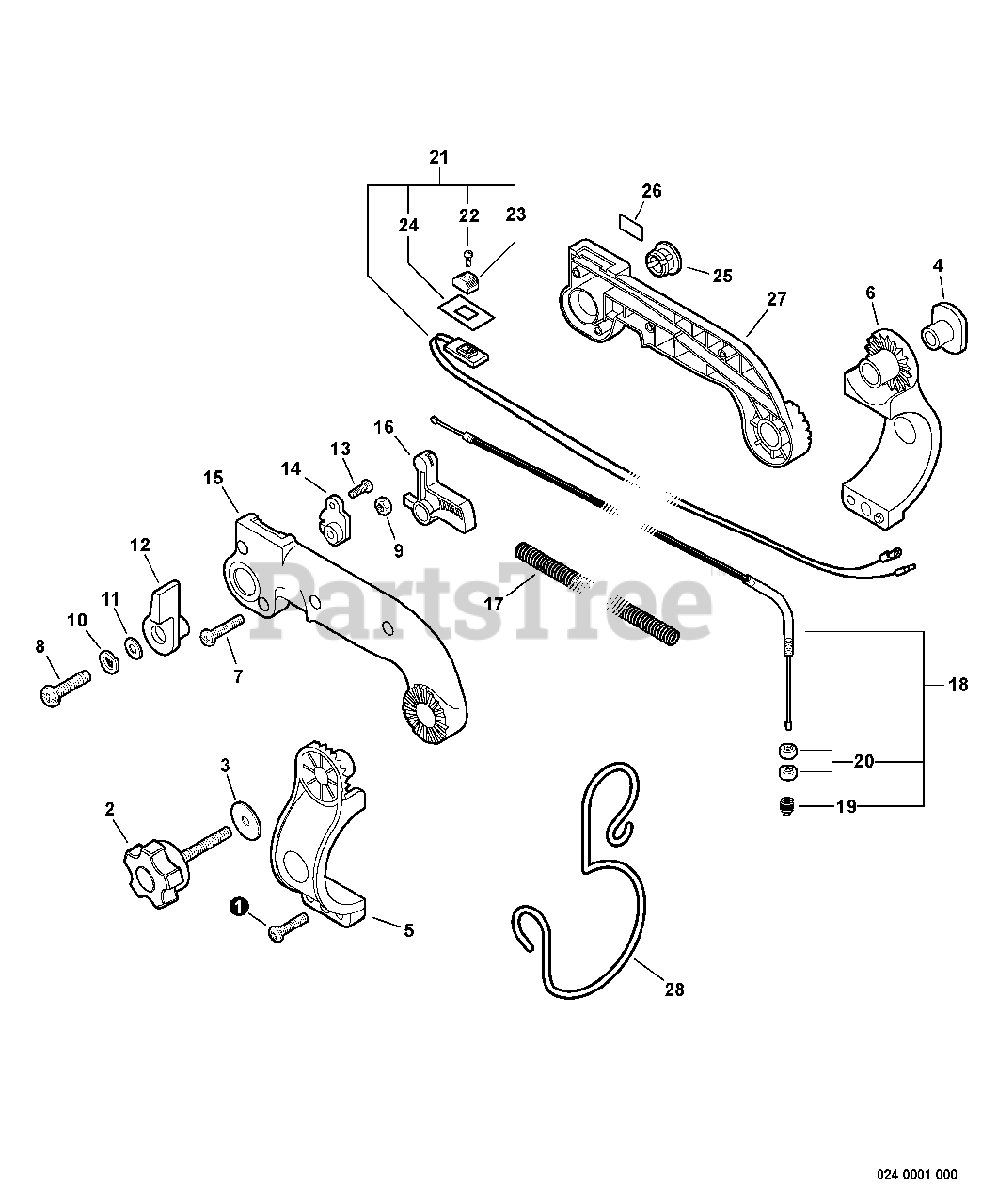 thumbnail image 2 of ECHO Throttle Lever Arm PB-580 PB-755 PB-770 PB-9010 C456000050 Genuine OEM 2 of 10