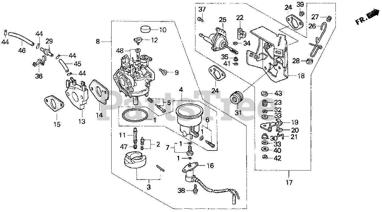 Honda Gx390 Carburetor Diagram