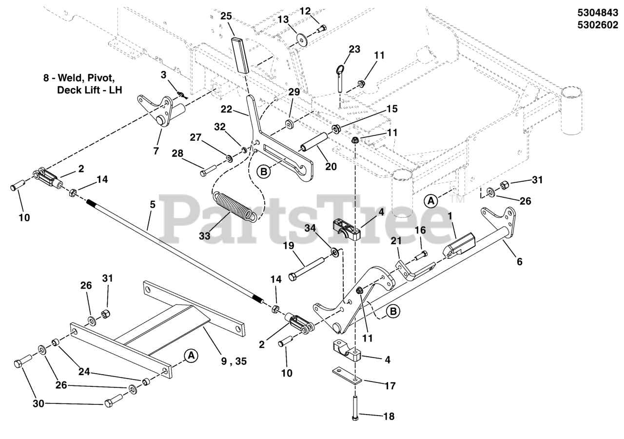 Snapper Pro S 50XT 5901612 Snapper Pro S50XT Series 48 Zero Turn Mower 25hp Briggs Stratton Deck Lift Group Parts Lookup with Diagrams PartsTree