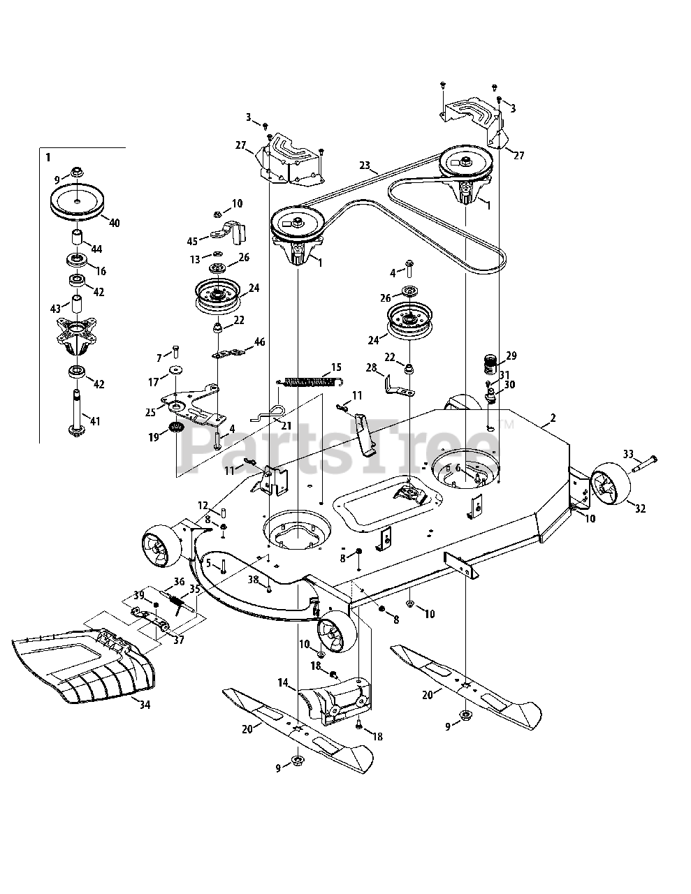 Cub Cadet Xt2 Lx46 Parts Diagram