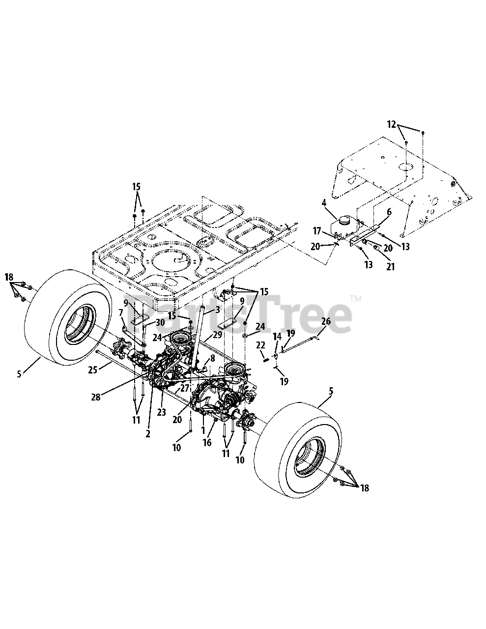 Columbia RZT54 (17AF2ACK897) Columbia 54" ZeroTurn Mower (2011