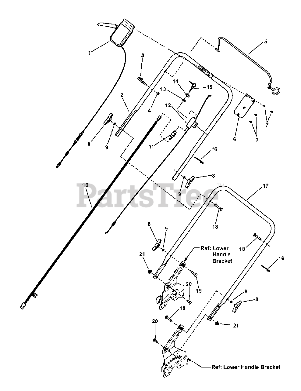 Brute BTXPV22700E (7800662) Brute 22" WalkBehind Mower (2010