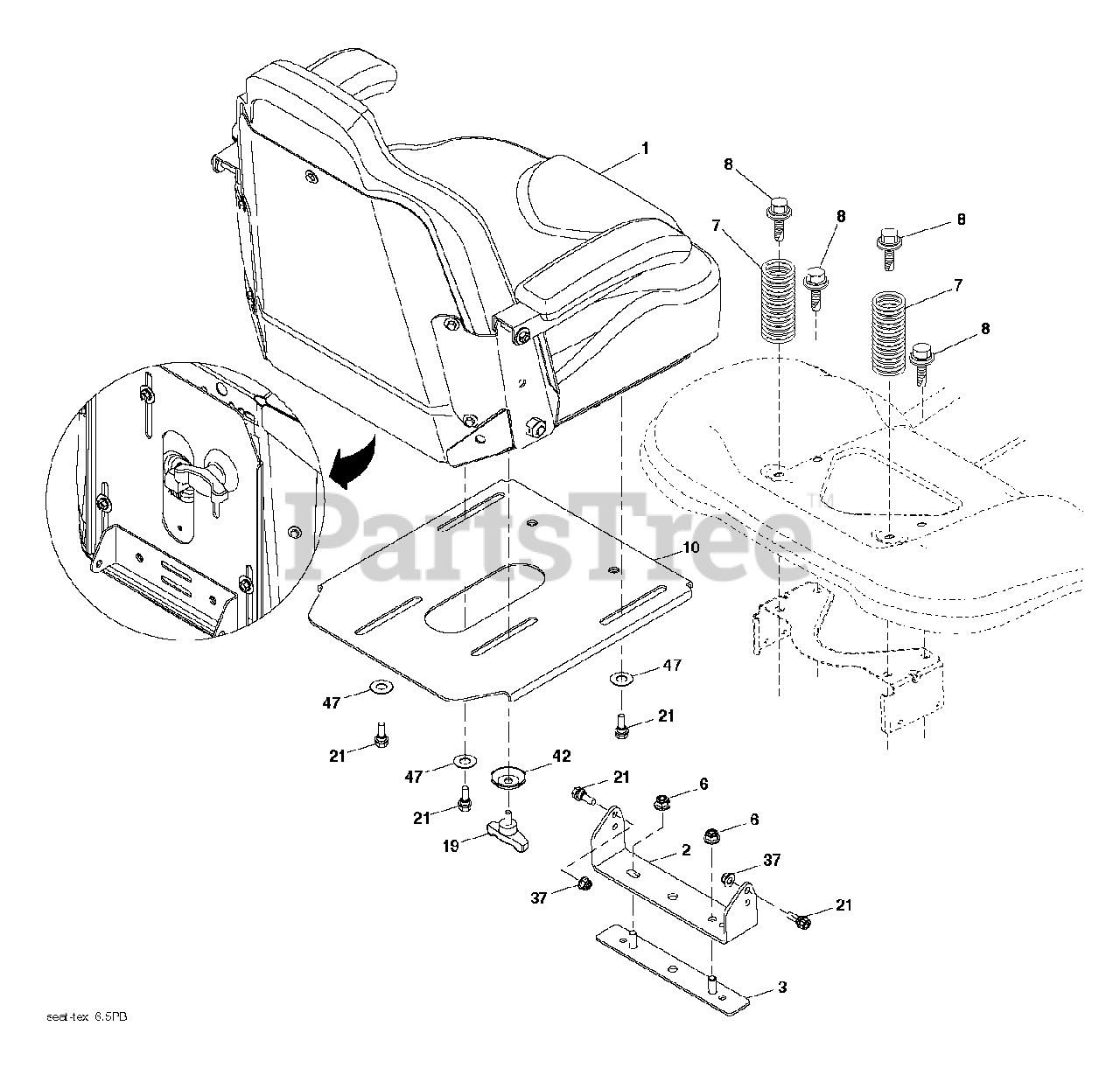 Husqvarna TS 354 XD (96043024500) Husqvarna 54" Garden Tractor (2017