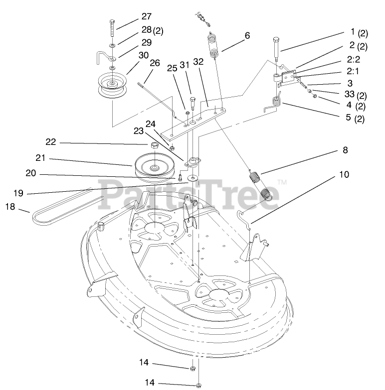 Toro 71223 (16-38 XL) - Toro Lawn Tractor (SN: 200000001 - 200999999