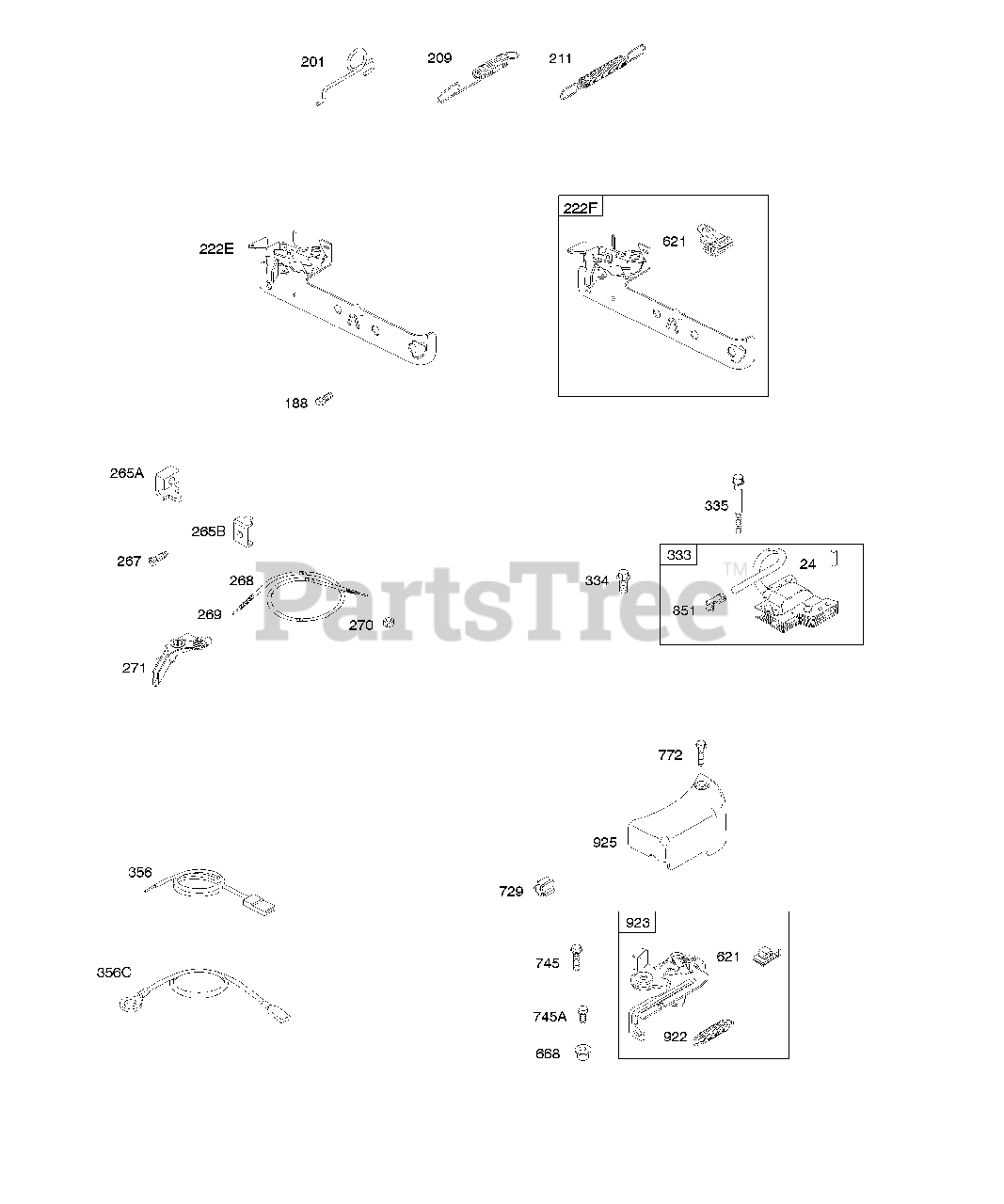 Briggs & Stratton 10J9020342E1 Briggs & Stratton Vertical Engine